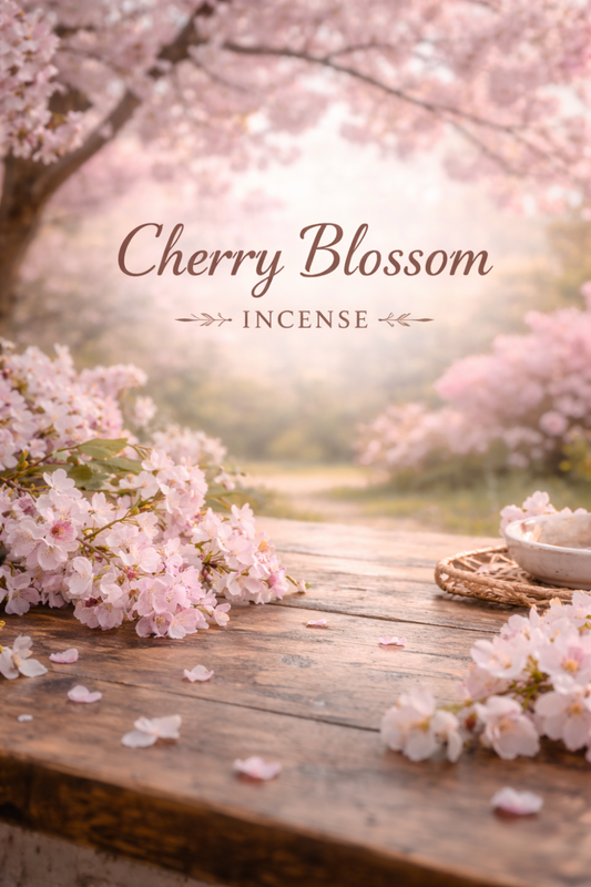 Cherry Blossom Incense – Soft Floral Spring Scent for a Calm, Gentle Home