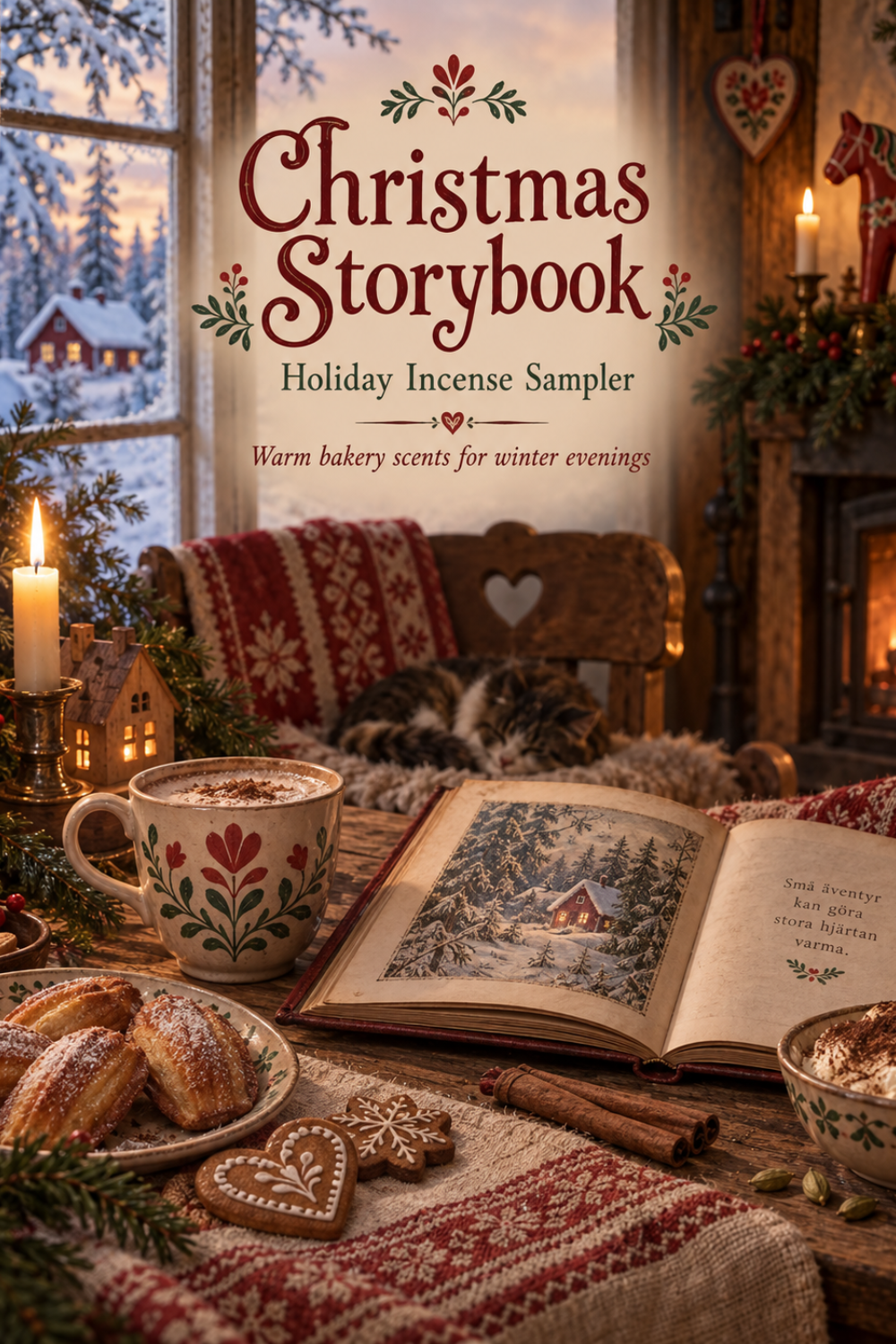 Christmas Storybook | Coffee, Cardamom & Holiday Pastry Incense