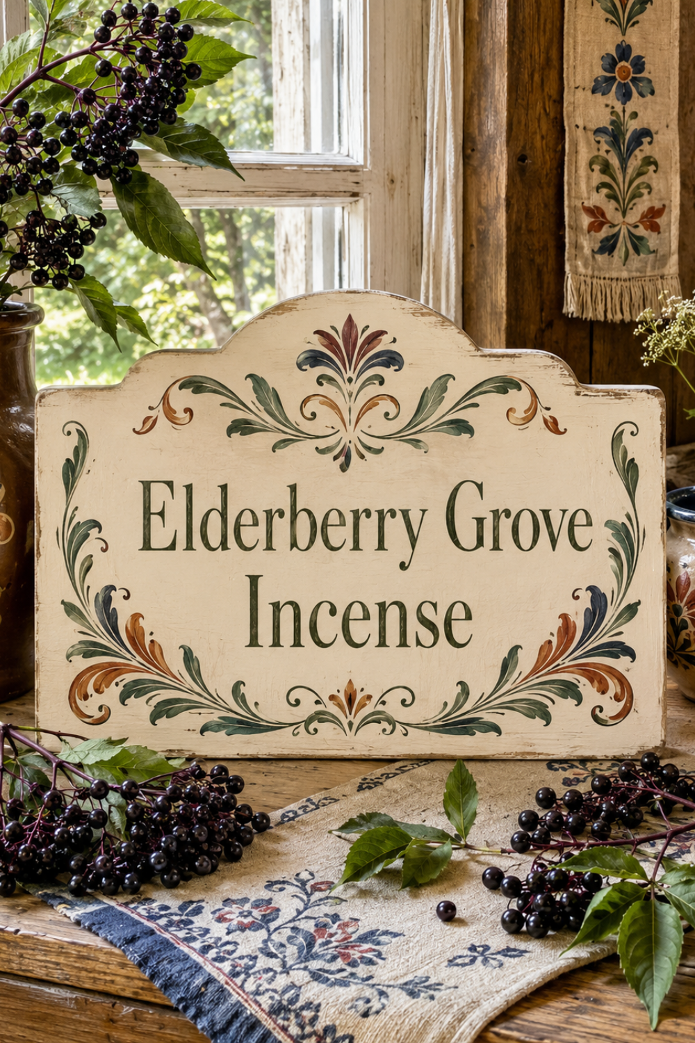Elderberry Grove Incense: Dark Fruit and Botanical Fragrance