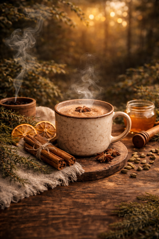 Forest Chai Incense – Warm Spiced Woodland Scent for a Cozy Home