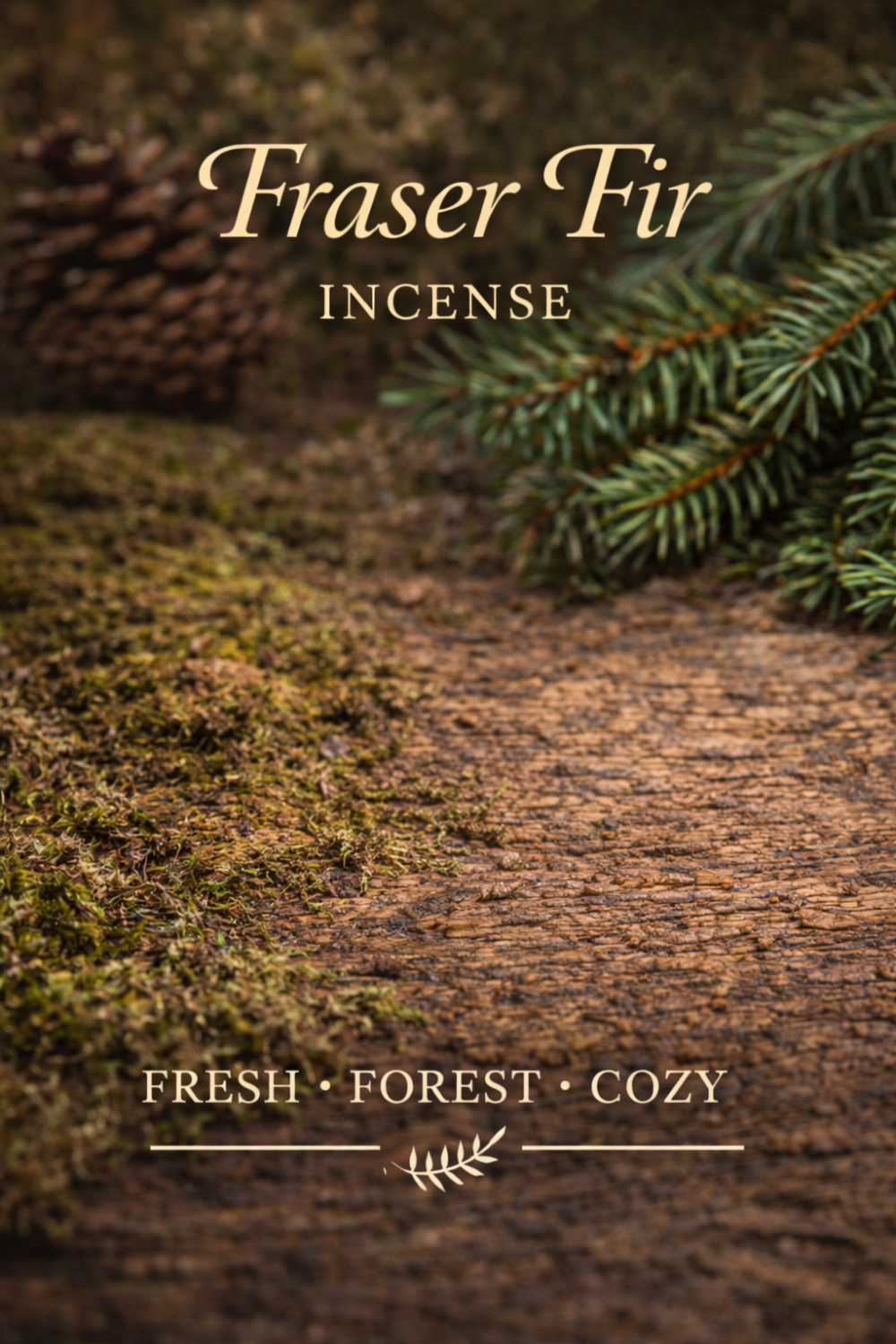 Fraser Fir Incense Fresh Pine Forest Home Fragrance