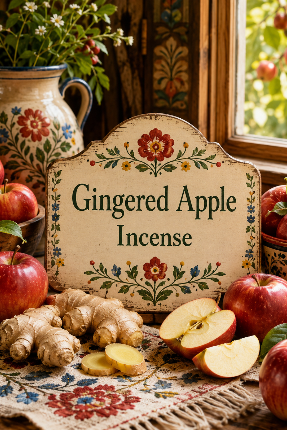 Gingered Apple Incense: Crisp Apple and Warm Ginger