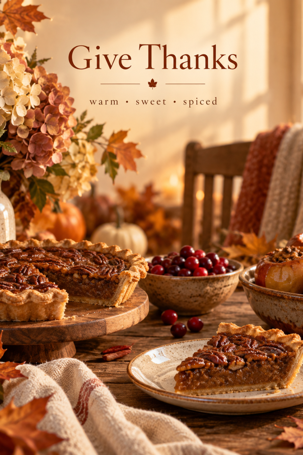 Give Thanks | Pecan Pie, Maple Apple & Cranberry Incense