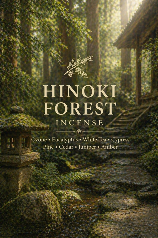 Hinoki Forest Incense Fresh Cypress Wood Home Scent