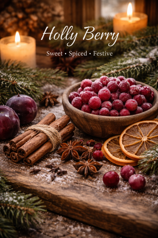 Holly Berry Incense Sweet Spiced Winter Home Fragrance