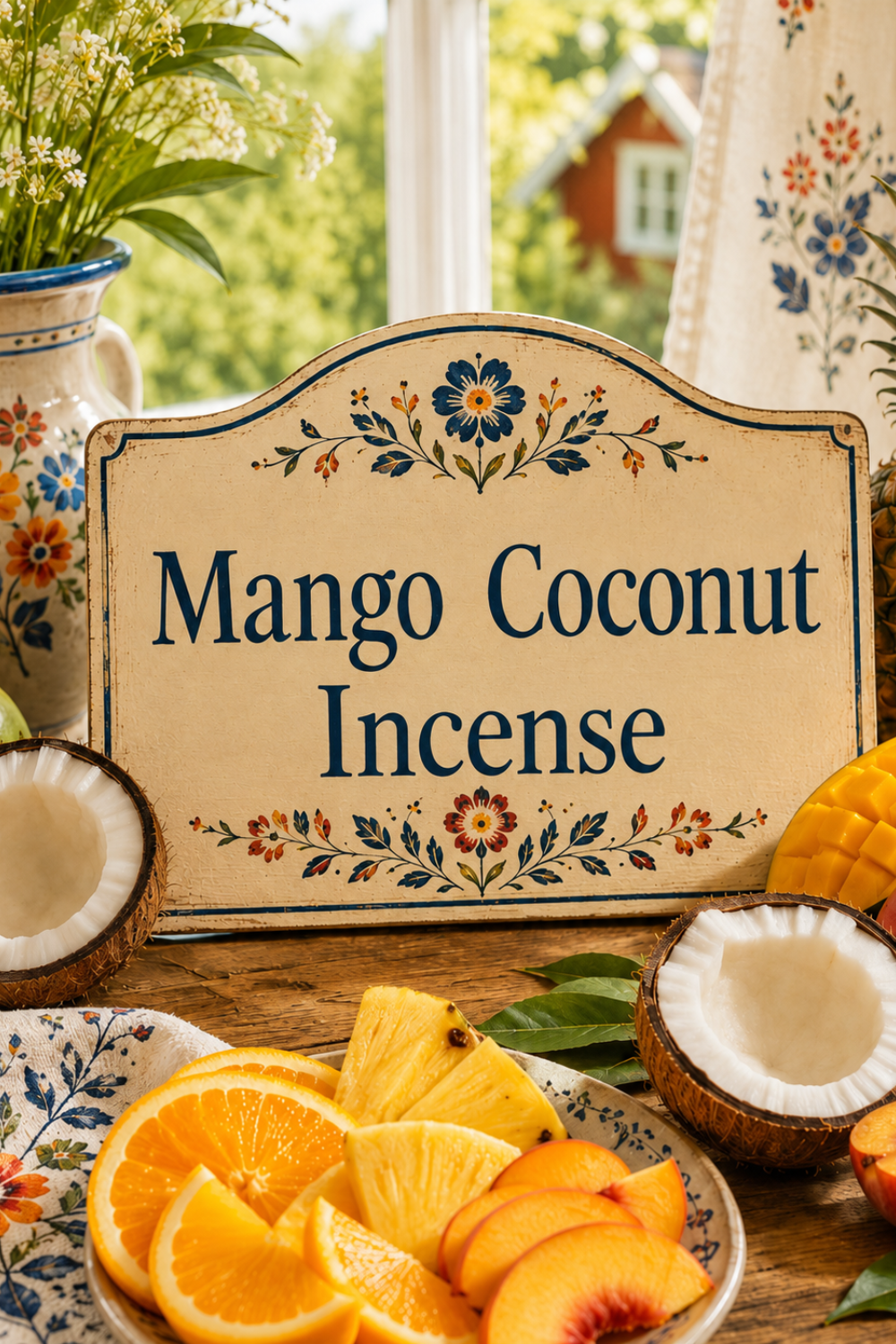 Mango Coconut Incense: Tropical Fruit Home Fragrance