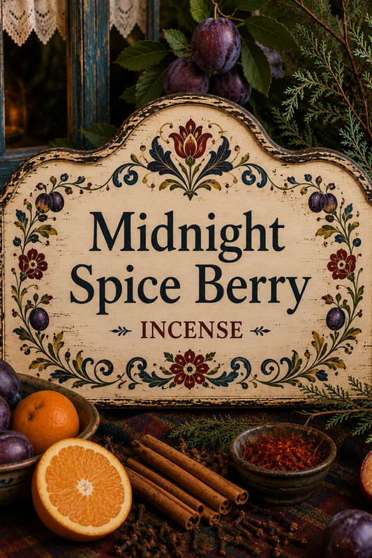 Midnight Spice Berry Incense: Warm Fruit and Spice Fragrance