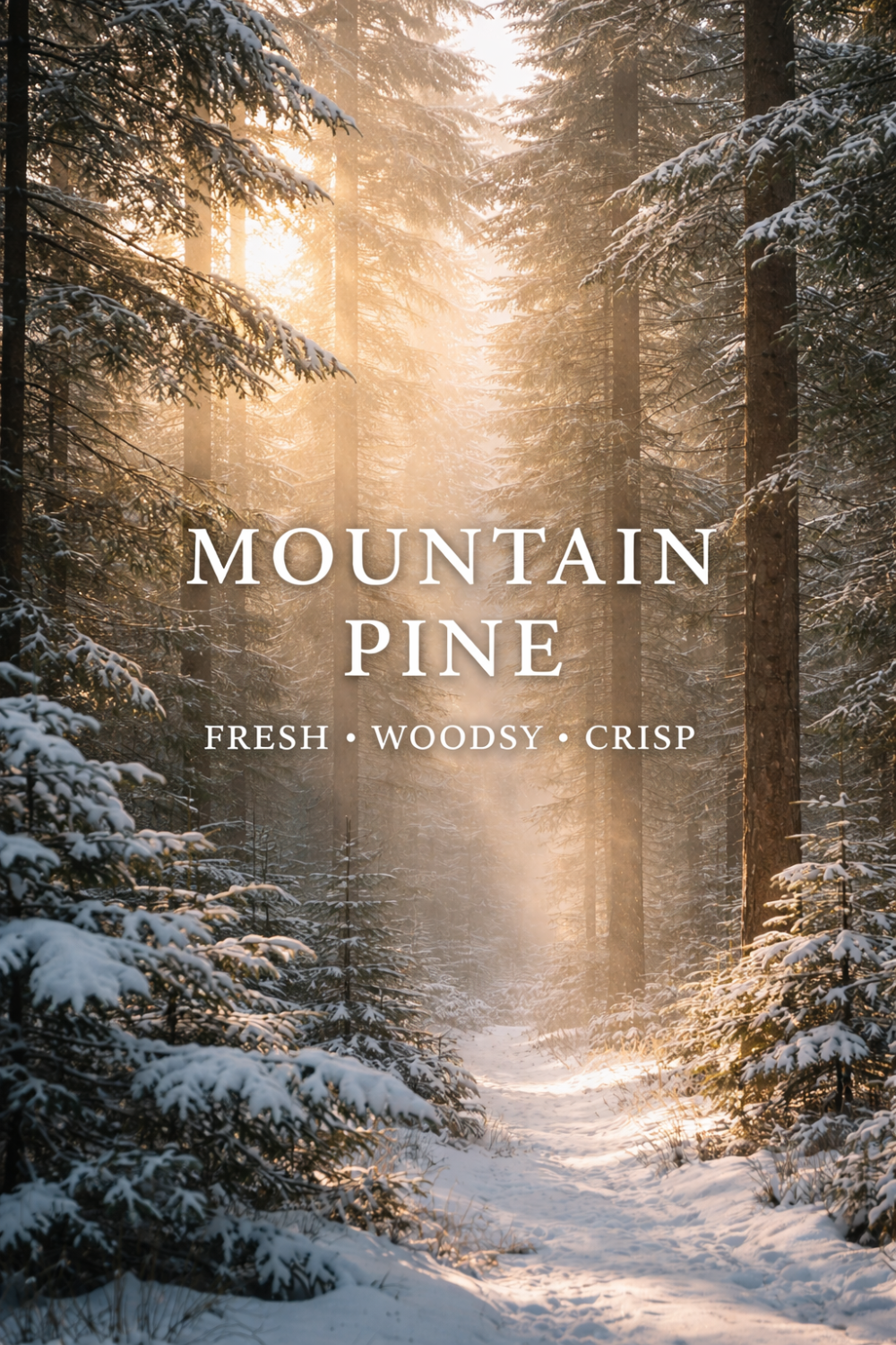 Mountain Pine Incense Fresh Evergreen Forest Home Fragrance