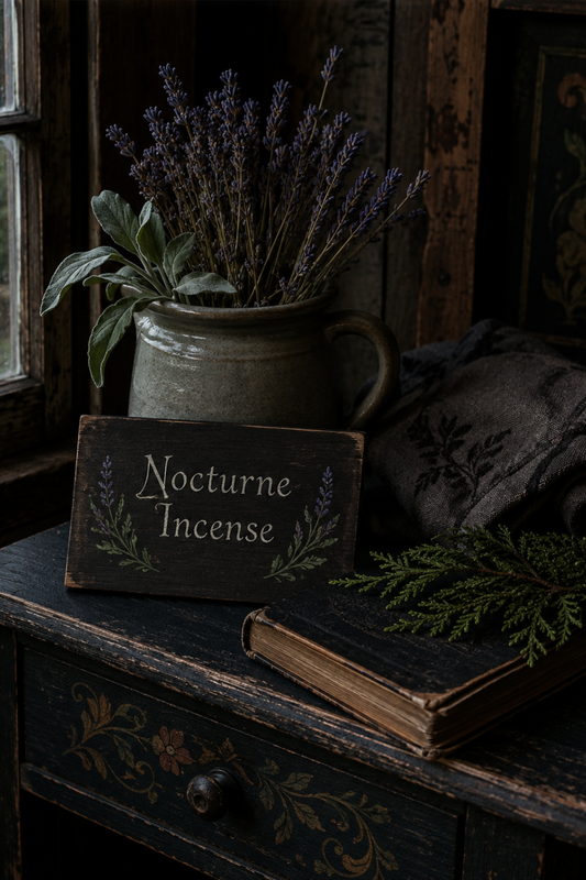 Nocturne Incense for Smoky Lavender Evenings