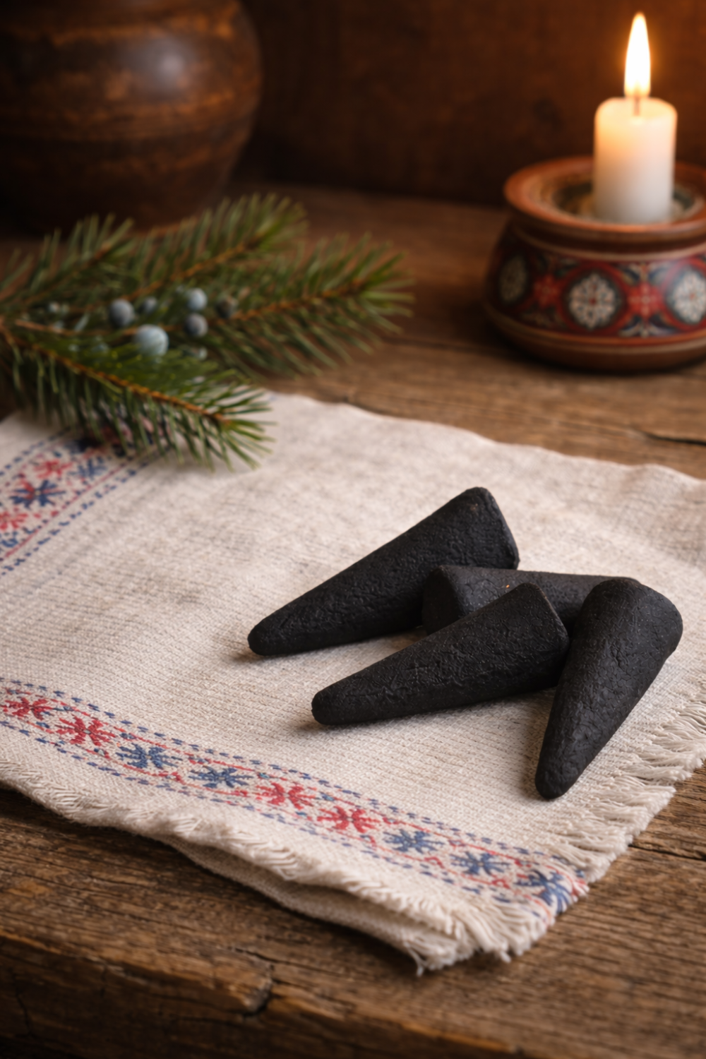 Dark Caramel Incense: Salted Caramel, Oud and Sandalwood