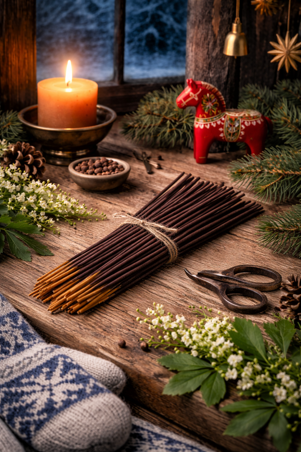 Dark Caramel Incense: Salted Caramel, Oud and Sandalwood