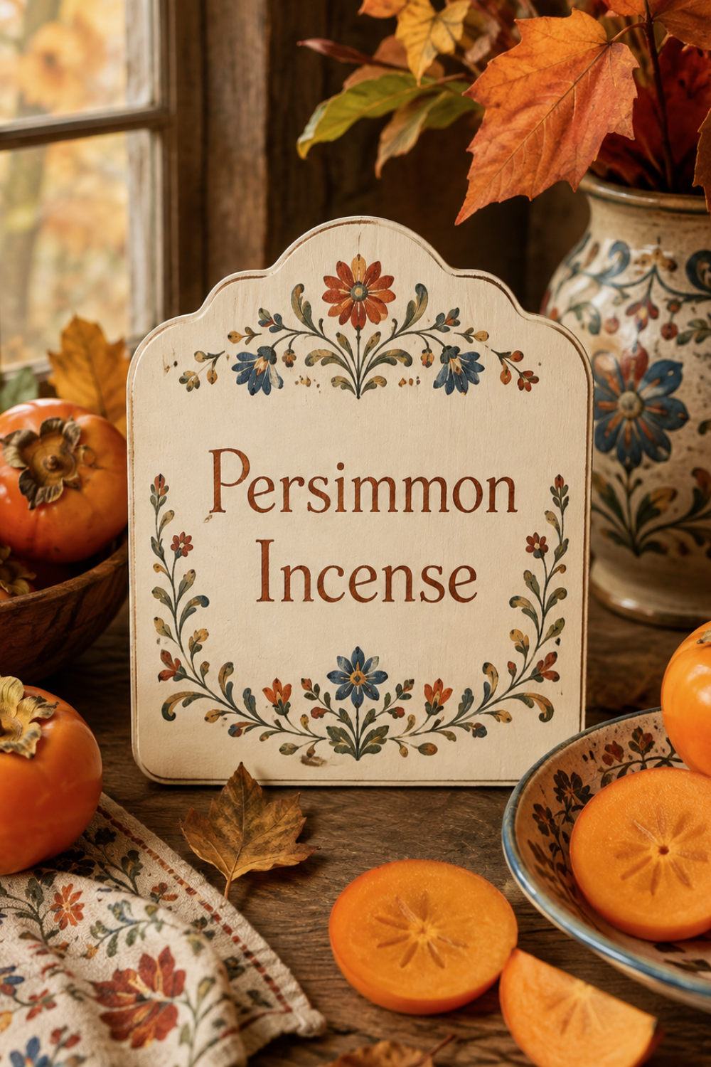 Persimmon Incense: Soft Fruit and Light Citrus Fragrance