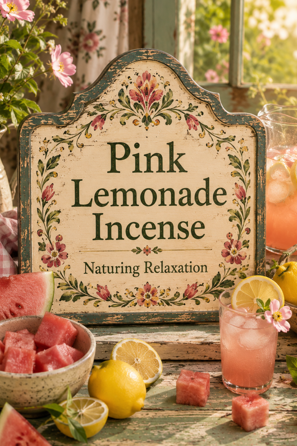 Pink Lemonade Incense: Lemon Watermelon Scent