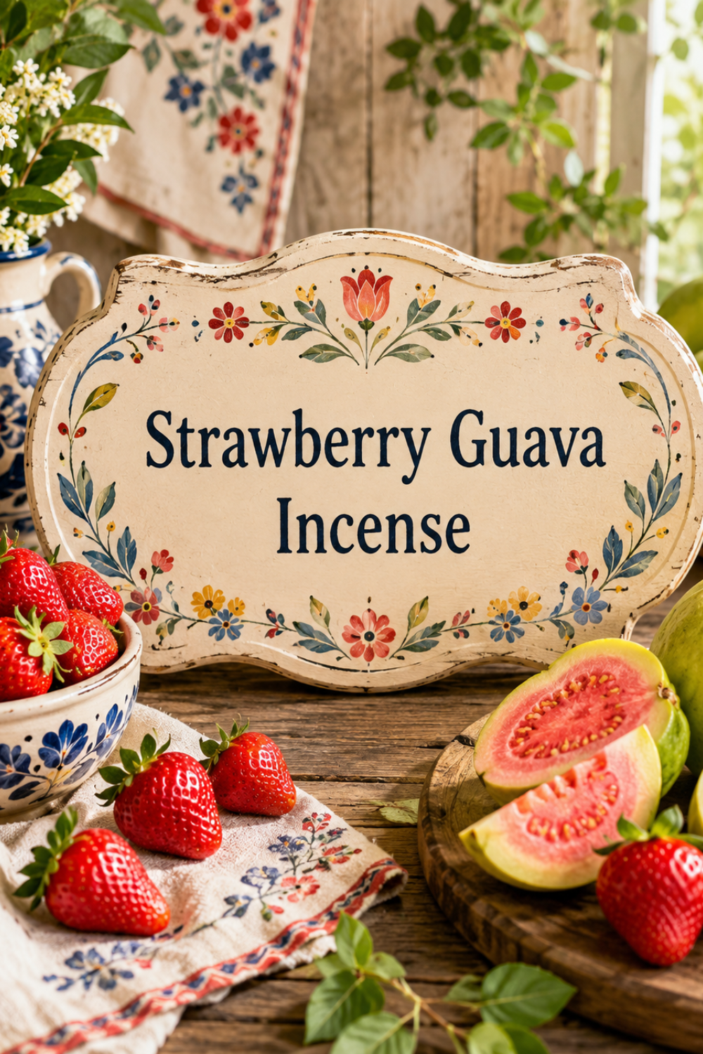 Strawberry Guava Incense: Sweet Tropical Fruit Fragrance