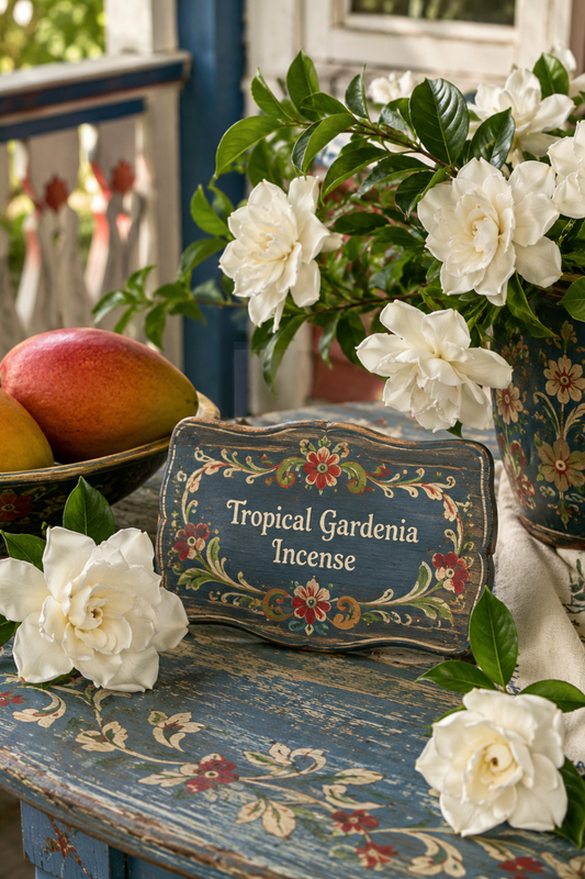 Tropical Gardenia Incense for a Warm Floral Home