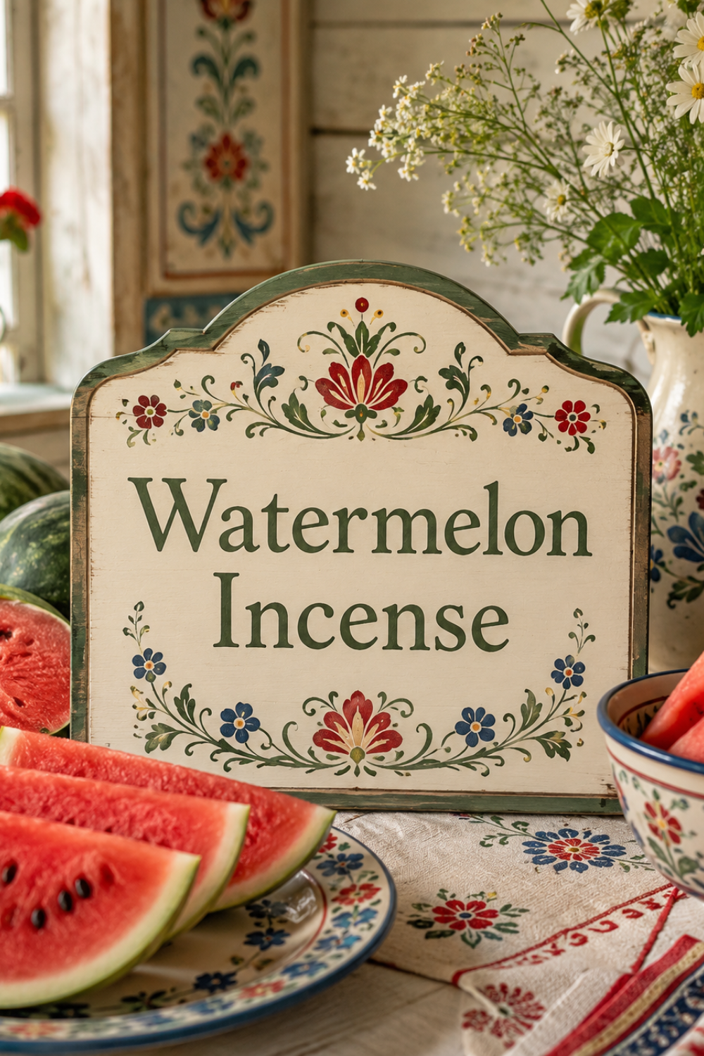 Watermelon Incense: Juicy Summer Melon Fragrance